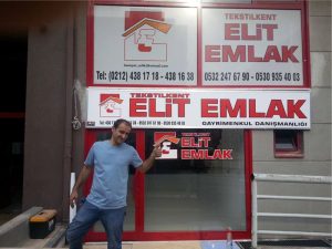 EMLAKÇI REKLAM TABELASI