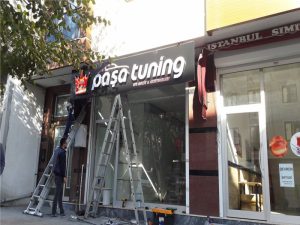 güneşli reklam tabela